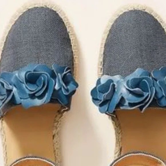 Anthropologie Cape Cod Espadrille Sandals Twee Coastal - Picture 4 of 10